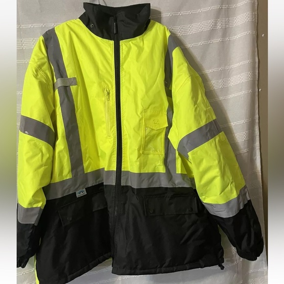 Pyramex Type R Class 3 4 In 1 Reversible Quilted Windbreaker Jacket - Picture 1 of 7